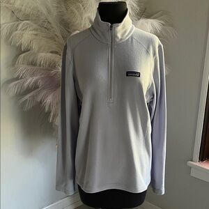 Patagonia Light Gray Fleece Quarter-Zip